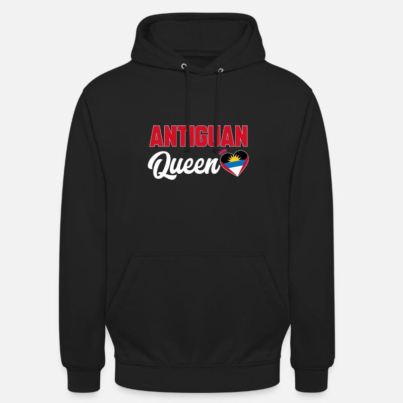 Drapeau d’Antigua-et-Barbuda - Sweat-shirt à capuche unisexe - noir