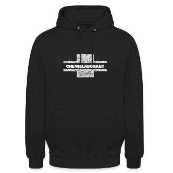 Occupation Chemical Laboratory Assistant - Unisex Hoodie - black - Front - Alina (178cm) & Michal (187cm)