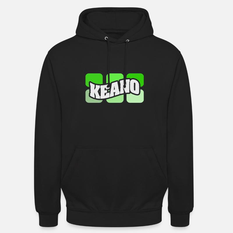 Keano comme nom - Sweat-shirt à capuche unisexe - noir
