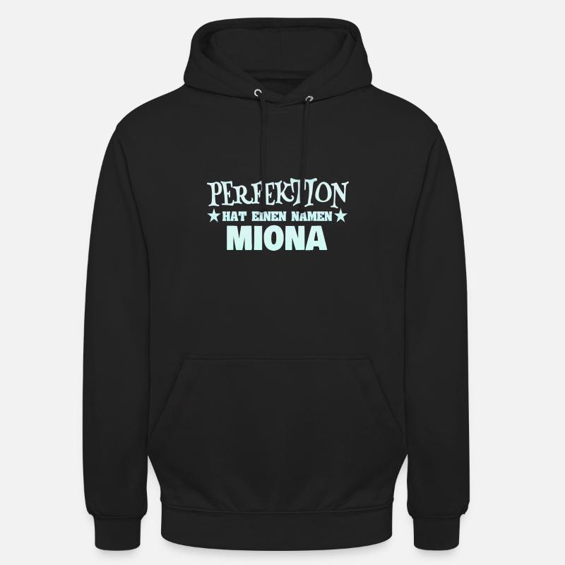 Woman's name Miona - Unisex Hoodie - black