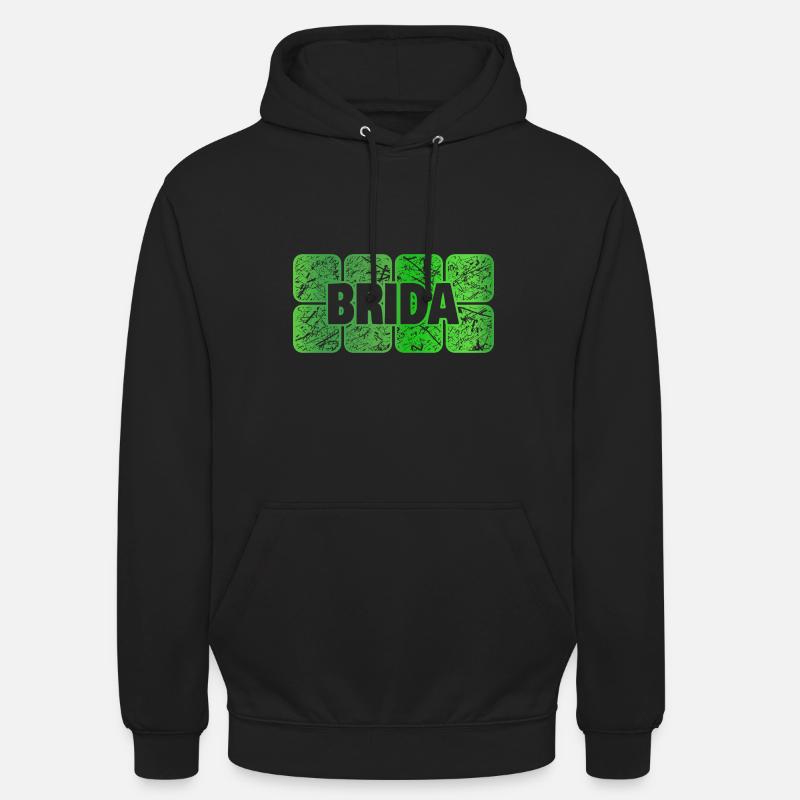 Brida as a given name - Unisex Hoodie - black