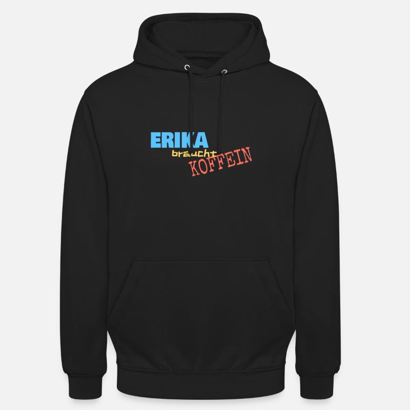 Erika - Unisex Hoodie - Schwarz