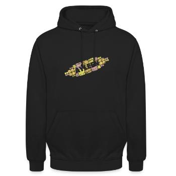 Mutti Ayleen - Unisex Hoodie - Schwarz - Vorne - Alina (178cm) & Michal (187cm)