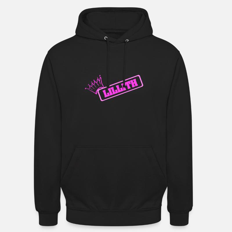 Lillith as a crown - Unisex Hoodie - black