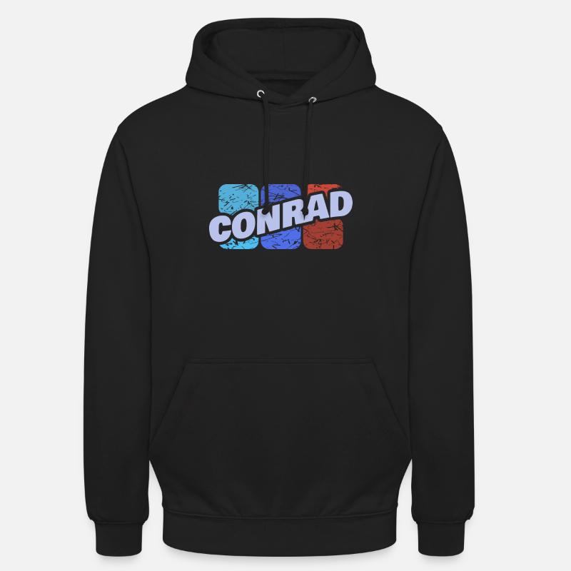 Conrad : Conrad - Sweat-shirt à capuche unisexe - noir