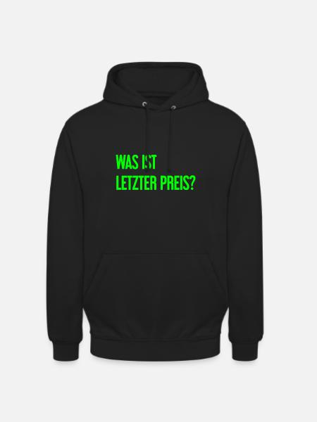 What is last price? - Unisex Hoodie - black