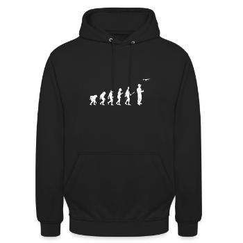 Ingenieur Vermessung Bau Vermessungsingenieur Gesc - Unisex Hoodie - Schwarz - Vorne - Alina (178cm) & Michal (187cm)