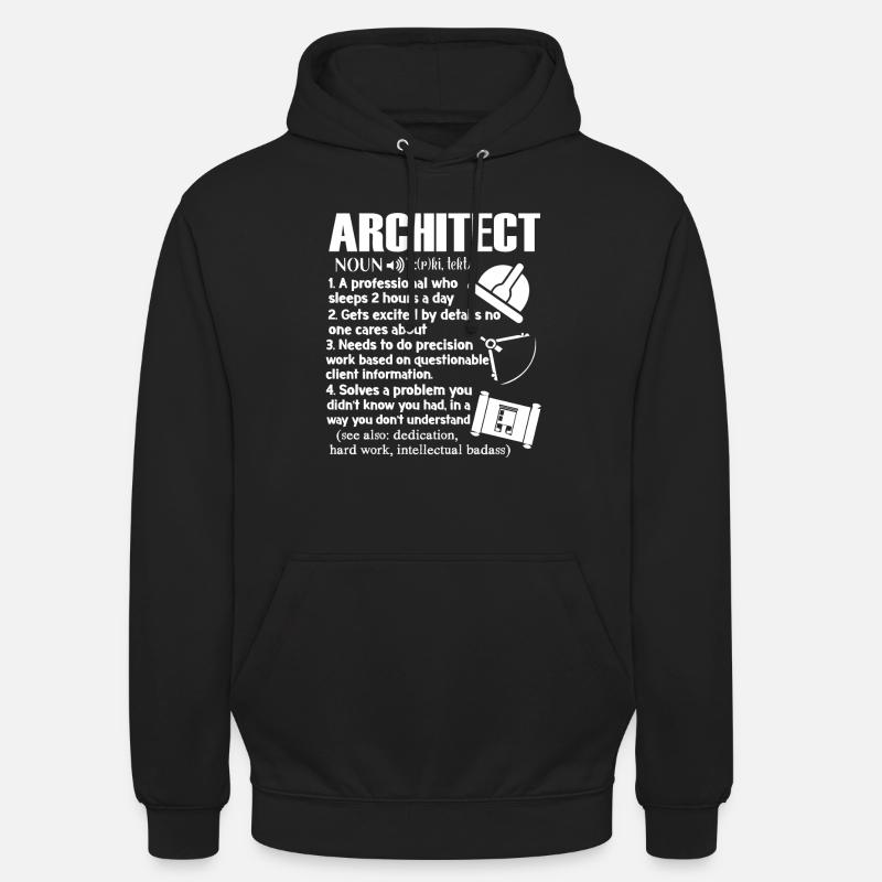 Architect Architect Definition - Unisex Hoodie - black