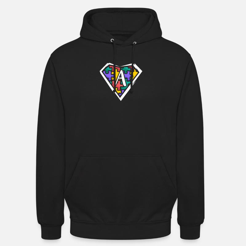 Autismus Puzzle Superkraft Held - Unisex Hoodie - undefined