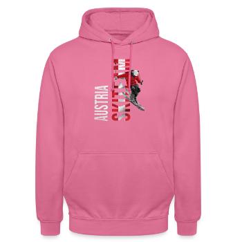 Austria Ski-Team - Unisex Hoodie - Pink - Vorne - Alina (178cm) & Michal (187cm)