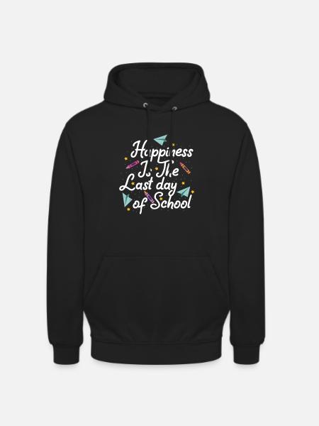 Last day of school - Unisex Hoodie - black