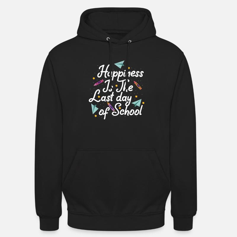 Dernier jour d’école - Sweat-shirt à capuche unisexe - noir
