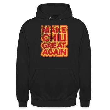 Great Chili - Unisex Hoodie - Schwarz - Vorne - Alina (178cm) & Michal (187cm)