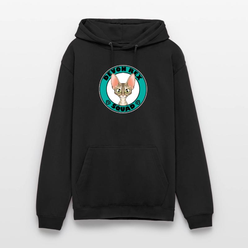 Devon Rex Squad I Amoureux des chats I Devon Rex Chat Sweat-shirt à capuche unisexe