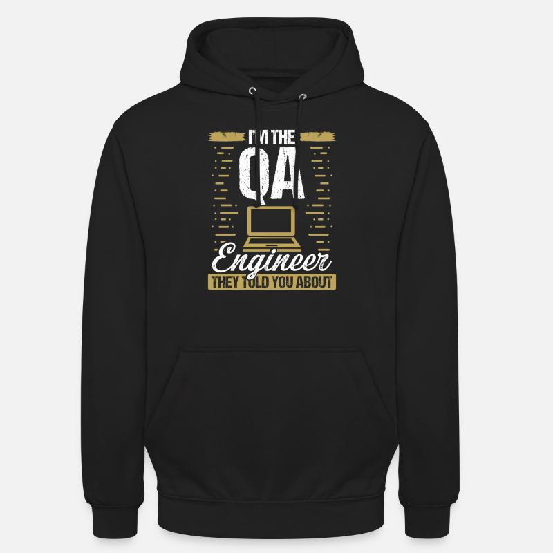 QA Engineering Code Quality Assurance Software Unisex Hoodie