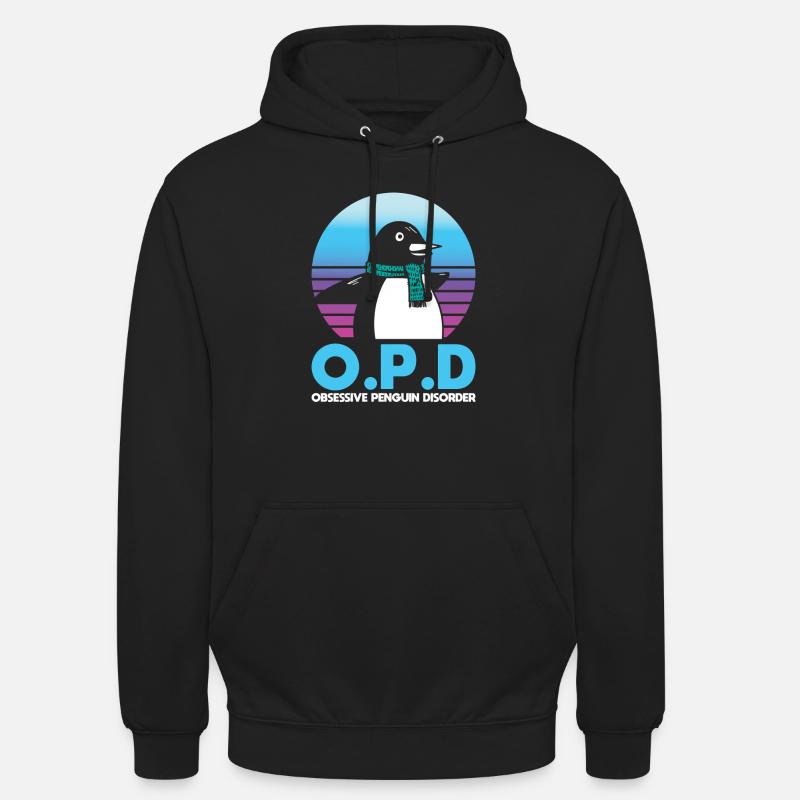 Pinguinstörung - Unisex Hoodie - Schwarz