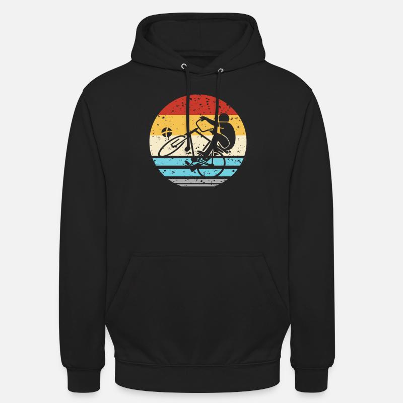 Radball rétro - Sweat-shirt à capuche unisexe - noir