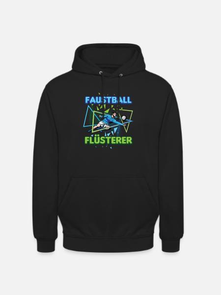 Faustball Flüsterer Rückschlagspiel Faustballer - Unisex Hoodie - Schwarz