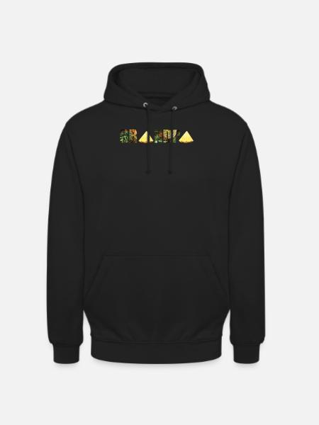 Pineapple Grandpa - Unisex Hoodie - black