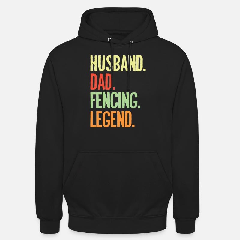 Fechten-Ehemann - Unisex Hoodie - Schwarz