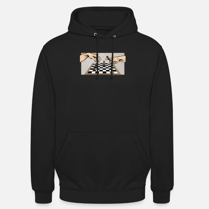 Échecs La création d'échecs - Sweat-shirt à capuche unisexe - noir