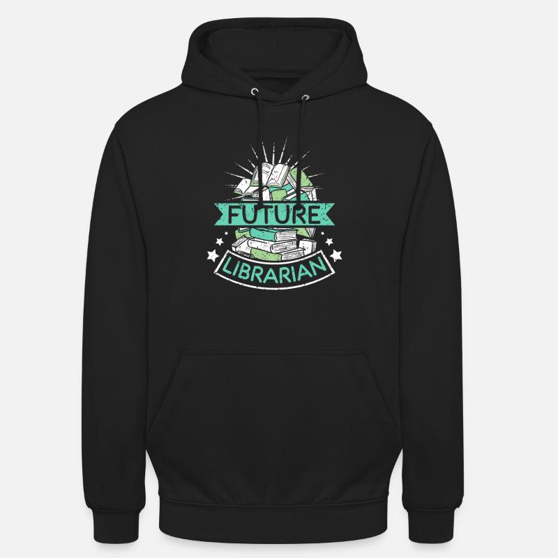 Futur bibliothécaire - Sweat-shirt à capuche unisexe - noir