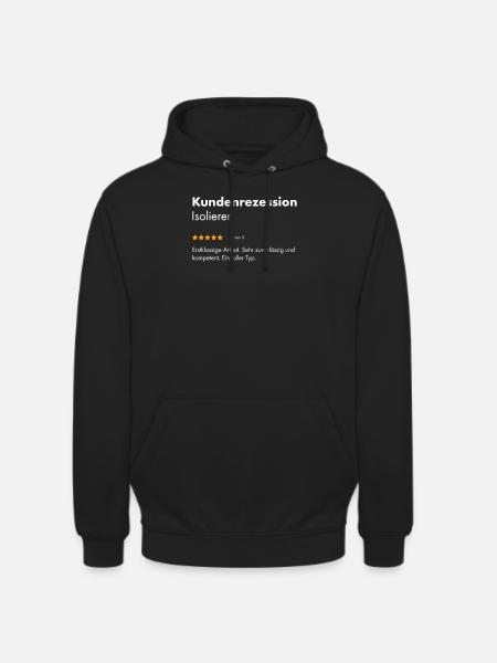 Isolierer I Isolierfacharbeiter oder - Unisex Hoodie - Schwarz