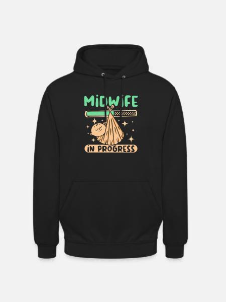Midwife in progress - Unisex Hoodie - black