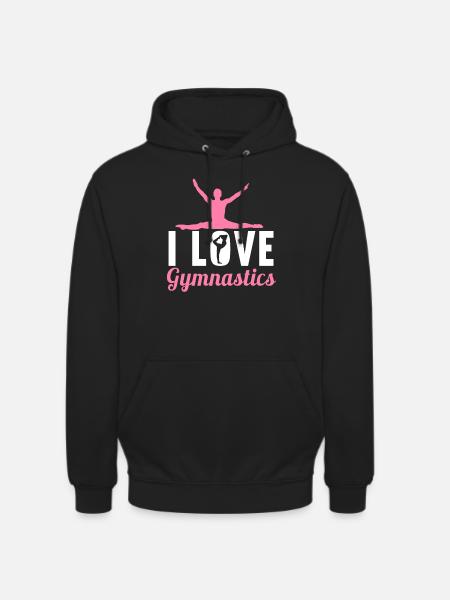 Acrobat Gymnastics Gymnastics Tumbling - Unisex Hoodie - black