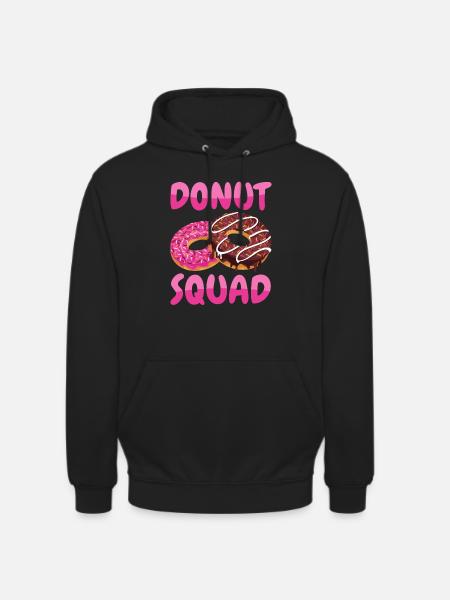 Donut Squad - Sweat-shirt à capuche unisexe - noir