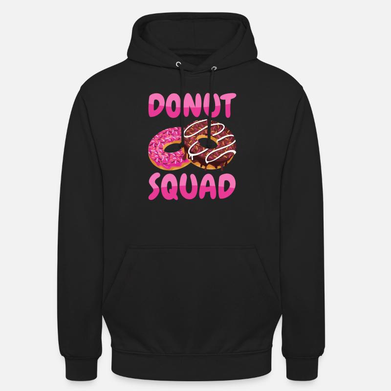 Donut Squad - Sweat-shirt à capuche unisexe - noir