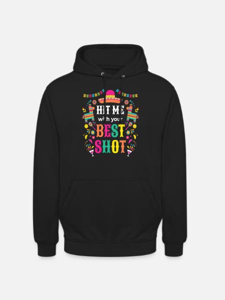 Hit Me Pinata Birthday - Unisex Hoodie - black