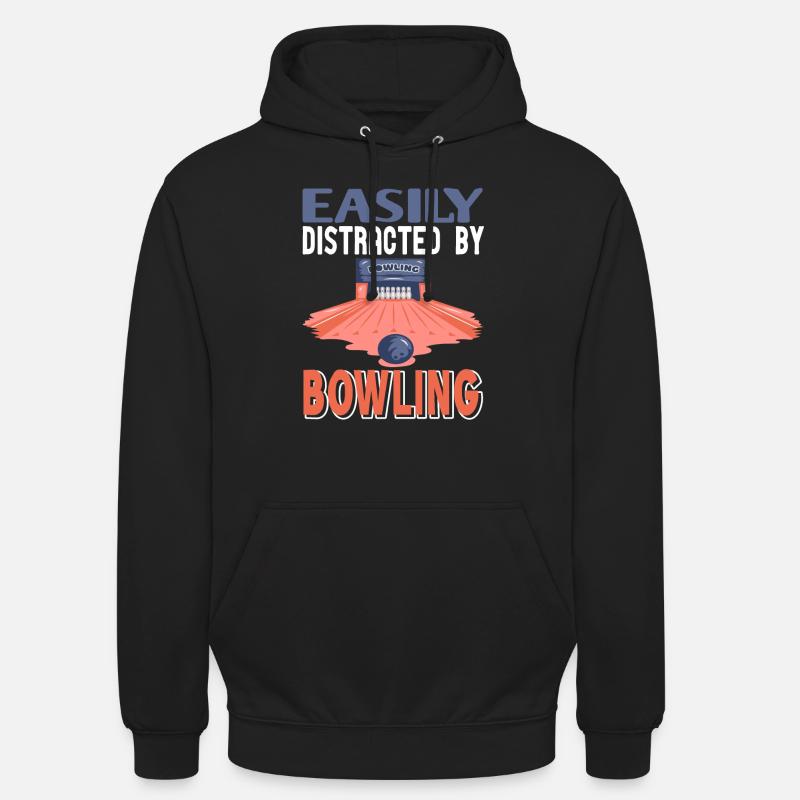 Easily Distractes by bowling - Unisex Hoodie - Schwarz
