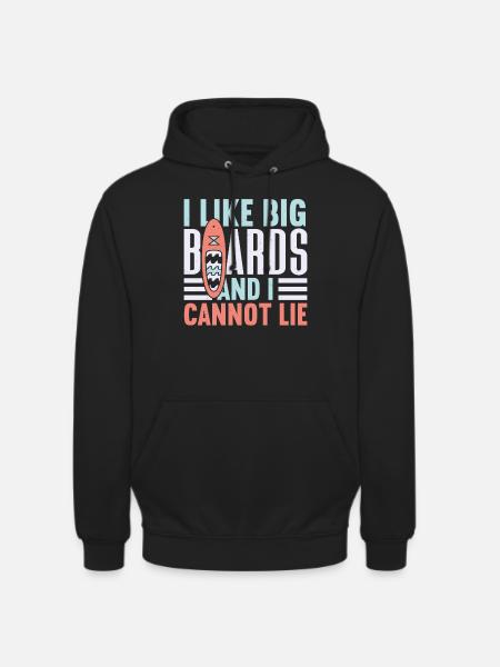 SUP Paddle Board Paddleboarding - Unisex Hoodie - black