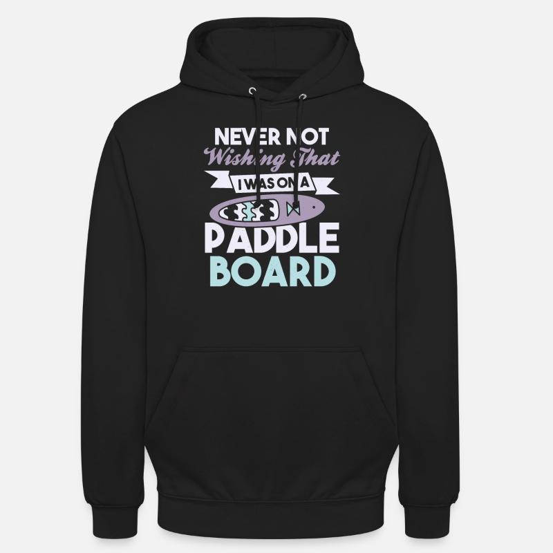 SUP Paddle Board Paddleboard - Sweat-shirt à capuche unisexe - noir