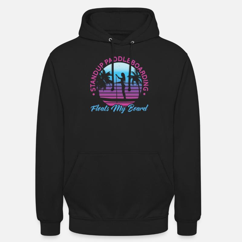 SUP Paddle Board Paddleboarding - Unisex Hoodie - black