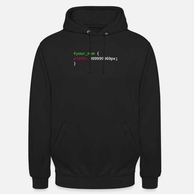 Code de codage des développeurs de programmeurs Web et CSS Sweat-shirt à capuche unisexe