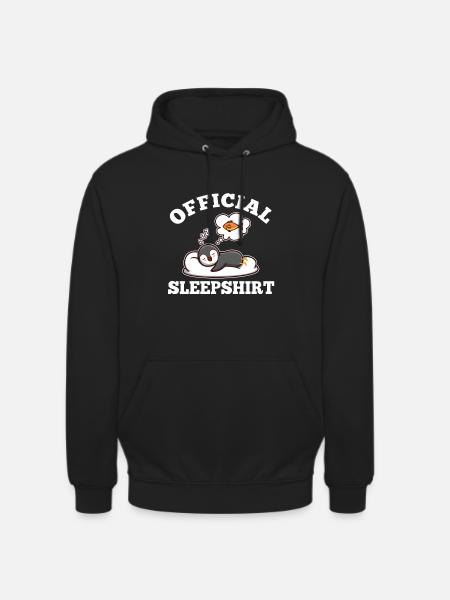 Official sleepshirt penguin - Unisex Hoodie - black