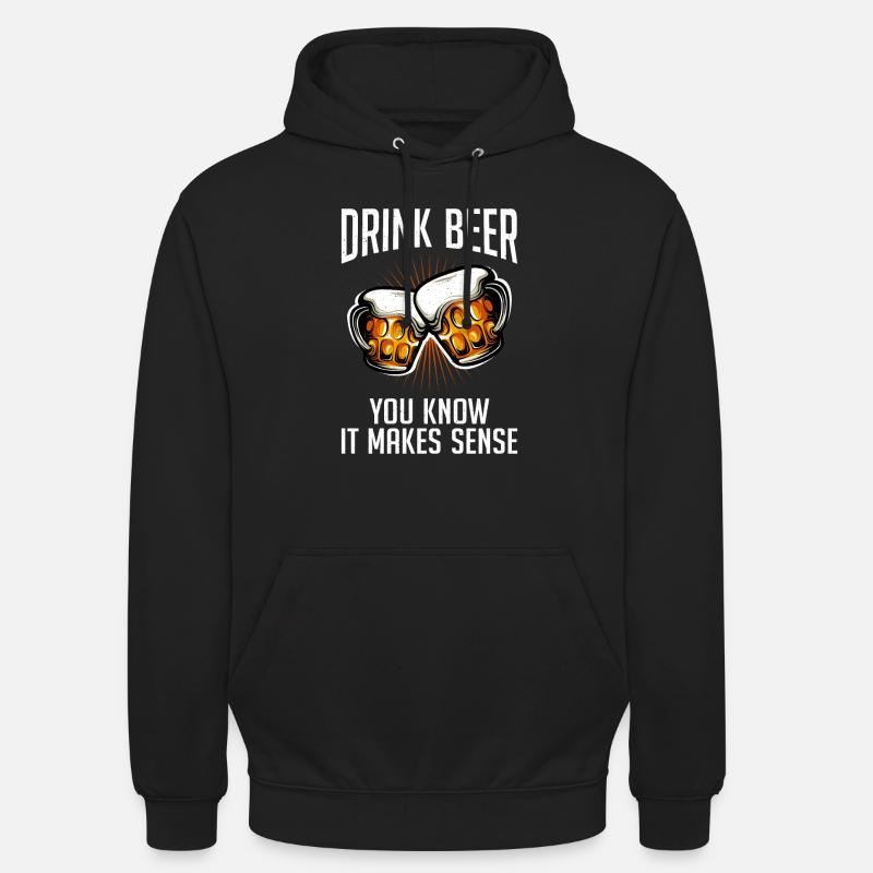 Biertrinker Bier Geschenke - Unisex Hoodie - Schwarz