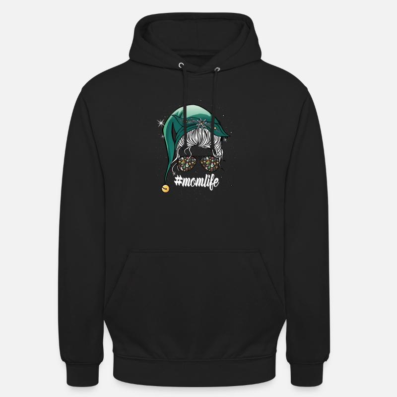 Joyeux Noël Mère beaux cadeaux - Sweat-shirt à capuche unisexe - noir