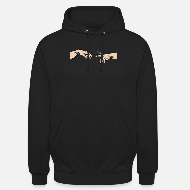 Gottesanbeterin Mantis religiosa Lustiges Mantis - Unisex Hoodie - Schwarz