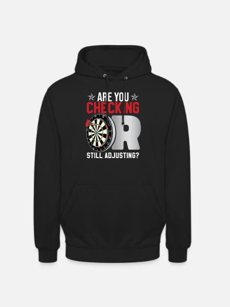 Darts Player Saying Funny - Unisex Hoodie - black
