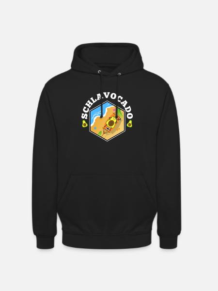 Schlavocado - Unisex Hoodie - Schwarz