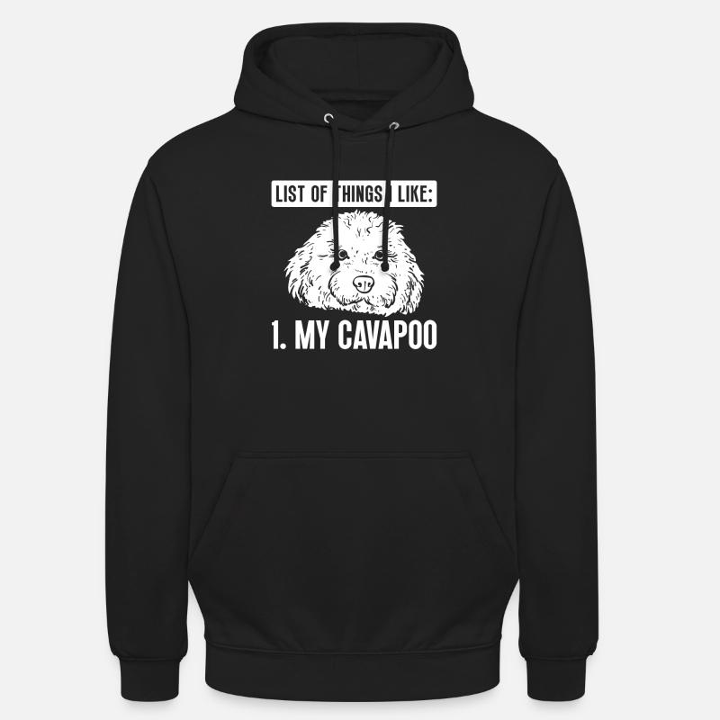 Cavapoo Cavoodle Capoodle Hund - Unisex Hoodie - Schwarz