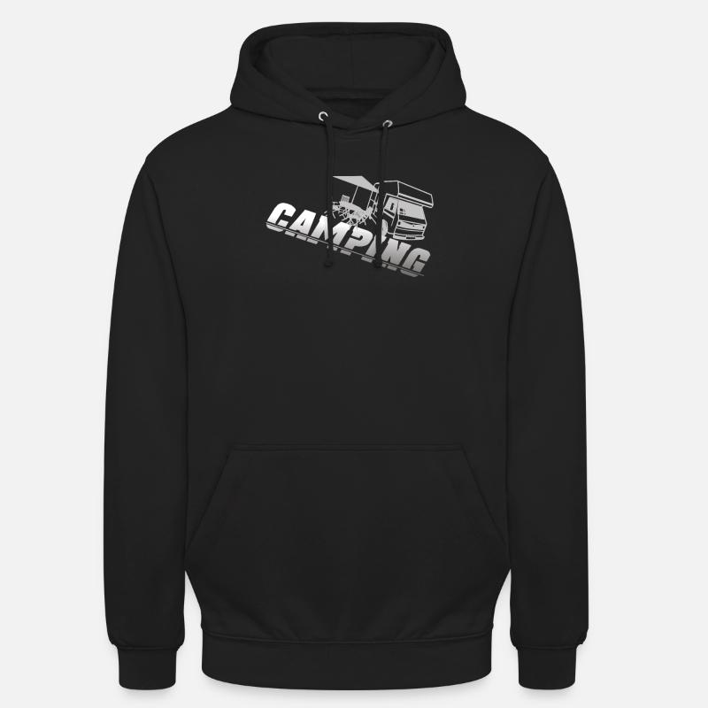 Camper Geschenkidee Camping - Unisex Hoodie - Schwarz