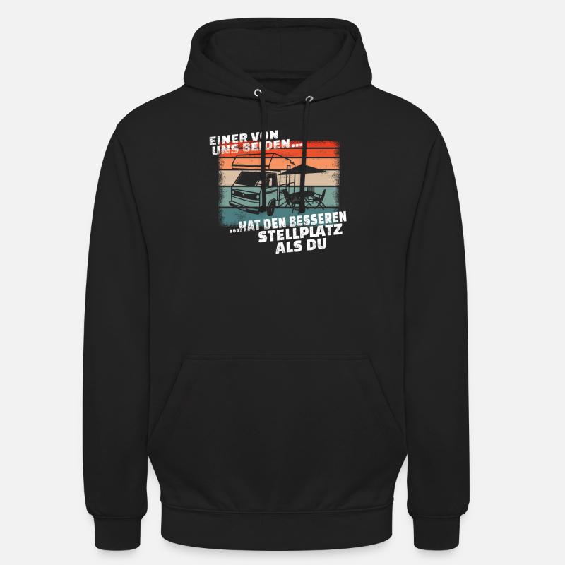 Camper Geschenkidee Camping - Unisex Hoodie - Schwarz