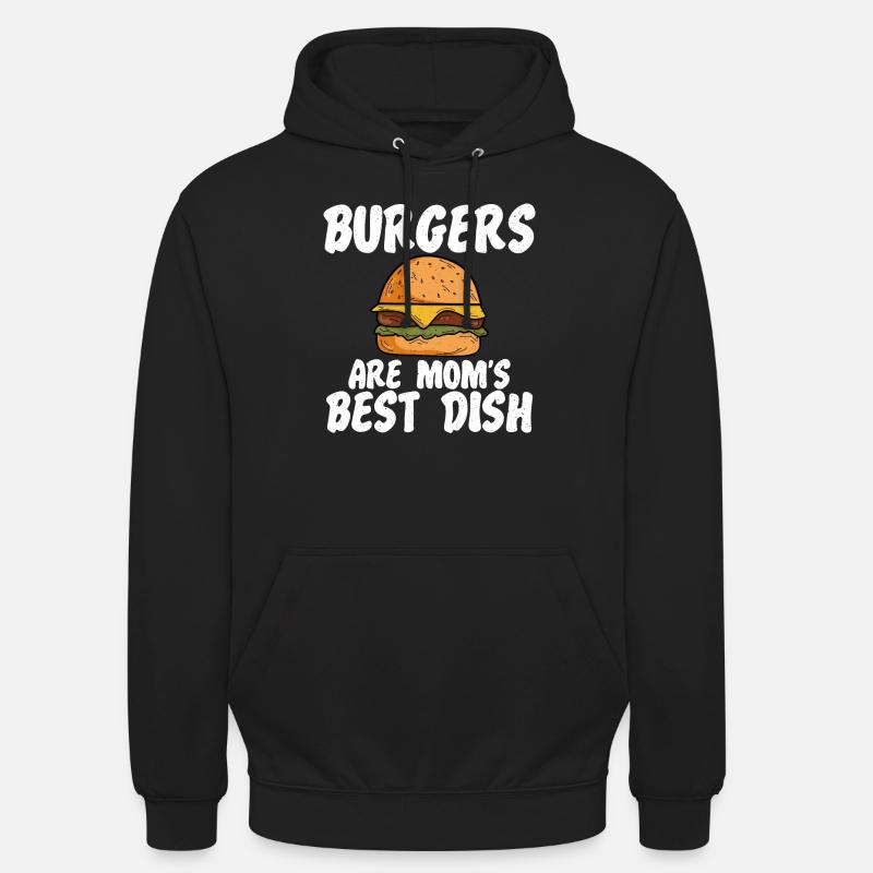 Burger Lover Gift - Unisex Hoodie - black