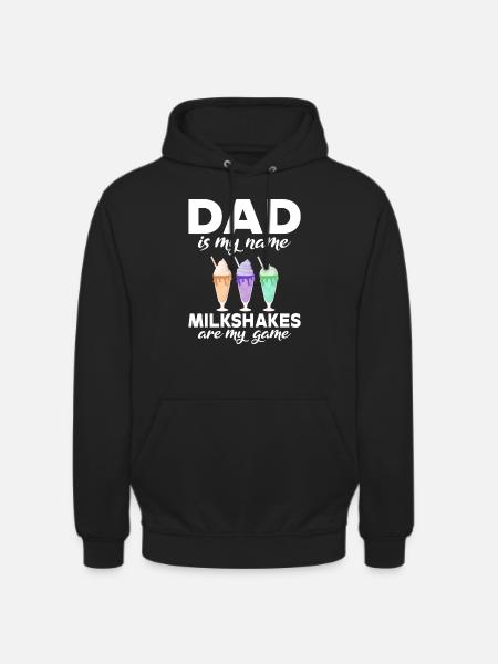 I love Milkshakes Milkshake Gift - Unisex Hoodie - black
