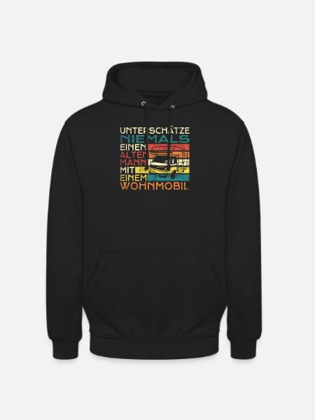 Camper Geschenkidee Camping - Unisex Hoodie - Schwarz