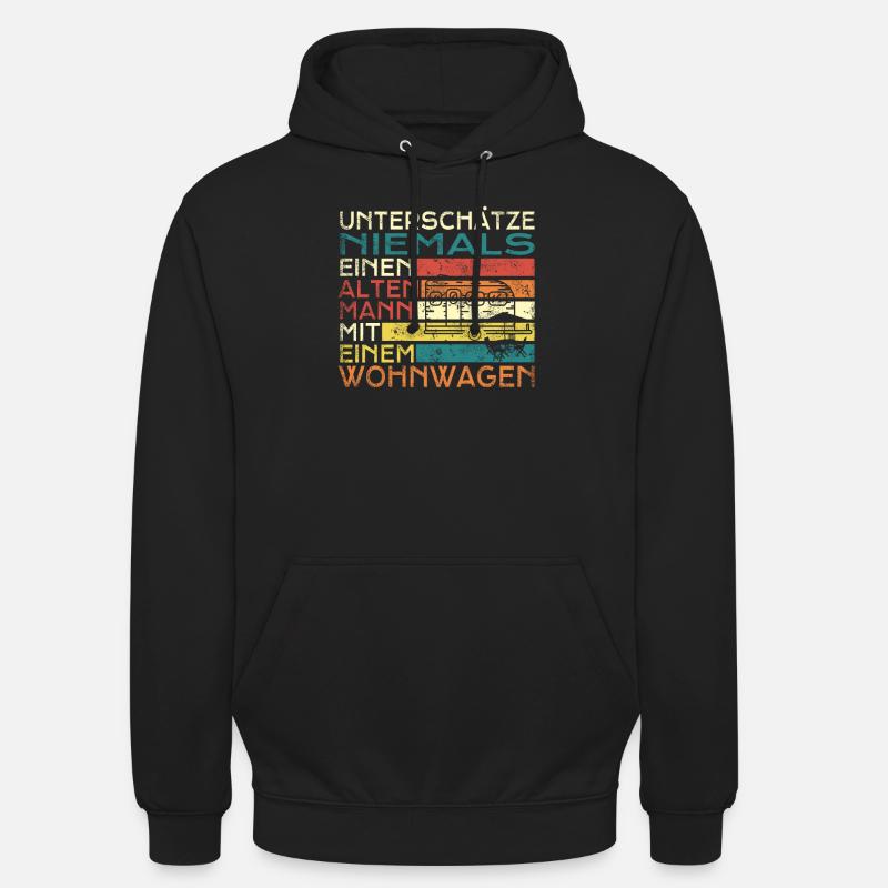 Camper Geschenkidee Camping - Unisex Hoodie - Schwarz